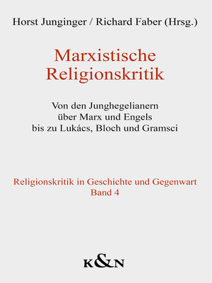 cover image of Marxistische Religionskritik